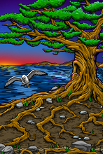 Load image into Gallery viewer, Cypress Sunset Canvas