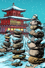 Load image into Gallery viewer, Temple of Rocks Canvas