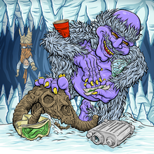 Load image into Gallery viewer, Return of the Yeti Canvas