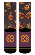 Load image into Gallery viewer, Butterfly Frenzy Socks
