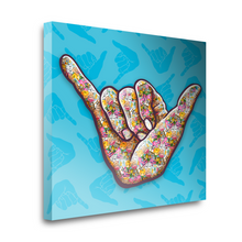 Load image into Gallery viewer, Shaka Emoji Canvas
