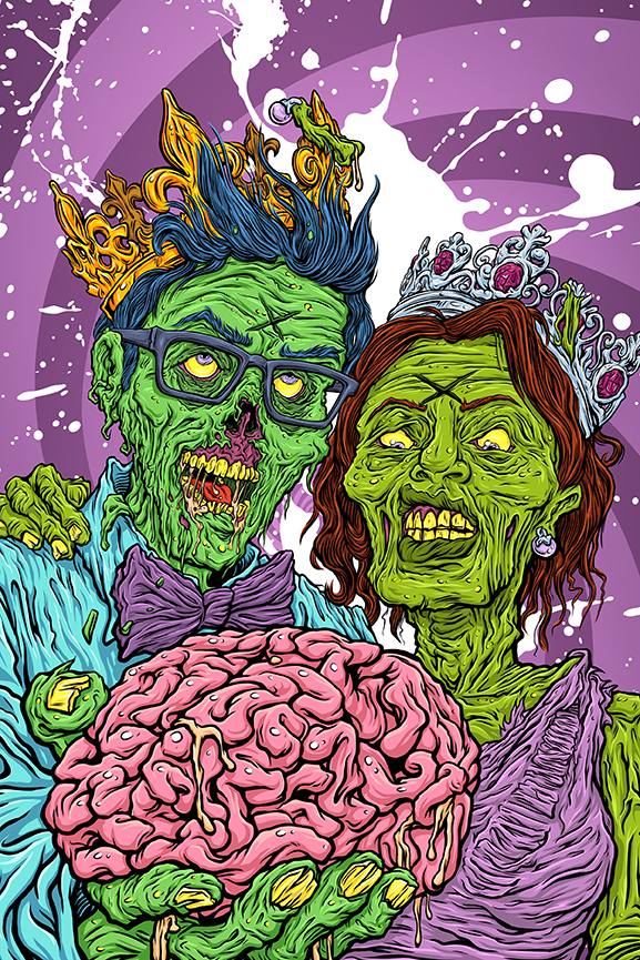 Zombie Prom Canvas